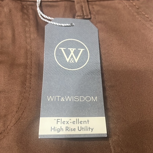 Wit & Wisdom Tobacco High Rise Utility Flex-Ellent Pant. - Picture 6 of 9